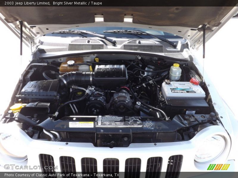 Bright Silver Metallic / Taupe 2003 Jeep Liberty Limited