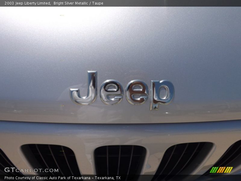 Bright Silver Metallic / Taupe 2003 Jeep Liberty Limited