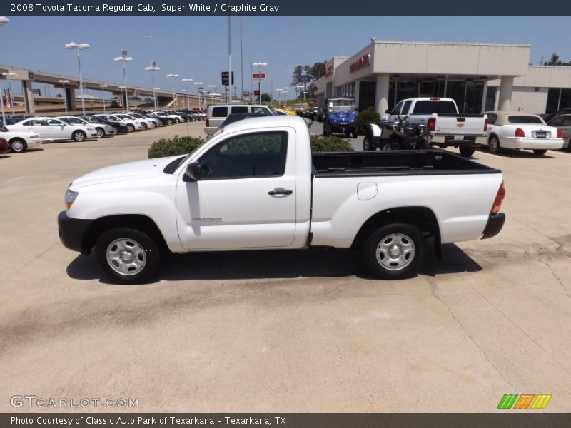 Super White / Graphite Gray 2008 Toyota Tacoma Regular Cab