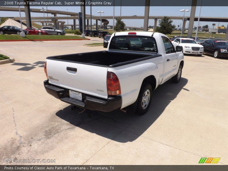 Super White / Graphite Gray 2008 Toyota Tacoma Regular Cab