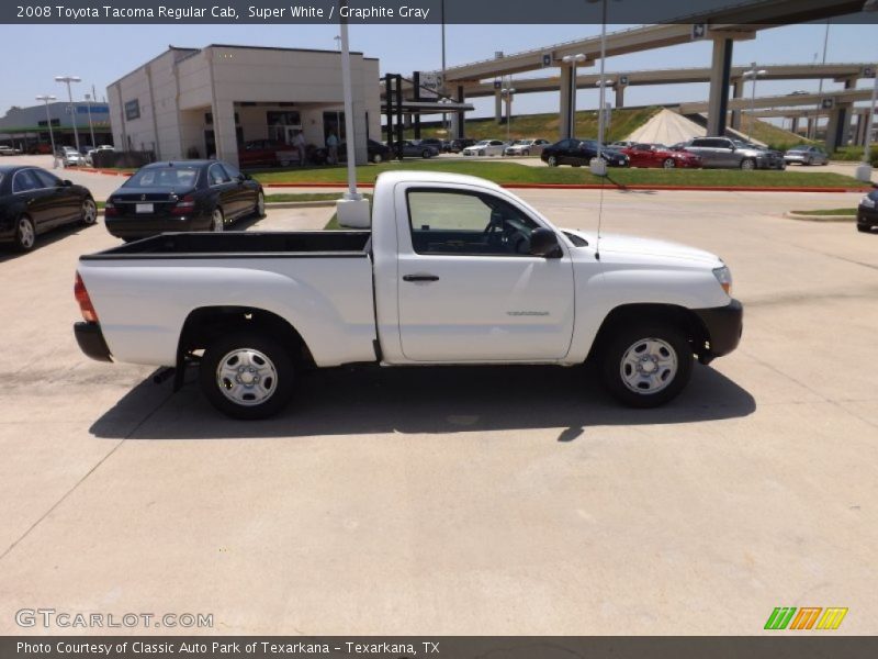 Super White / Graphite Gray 2008 Toyota Tacoma Regular Cab