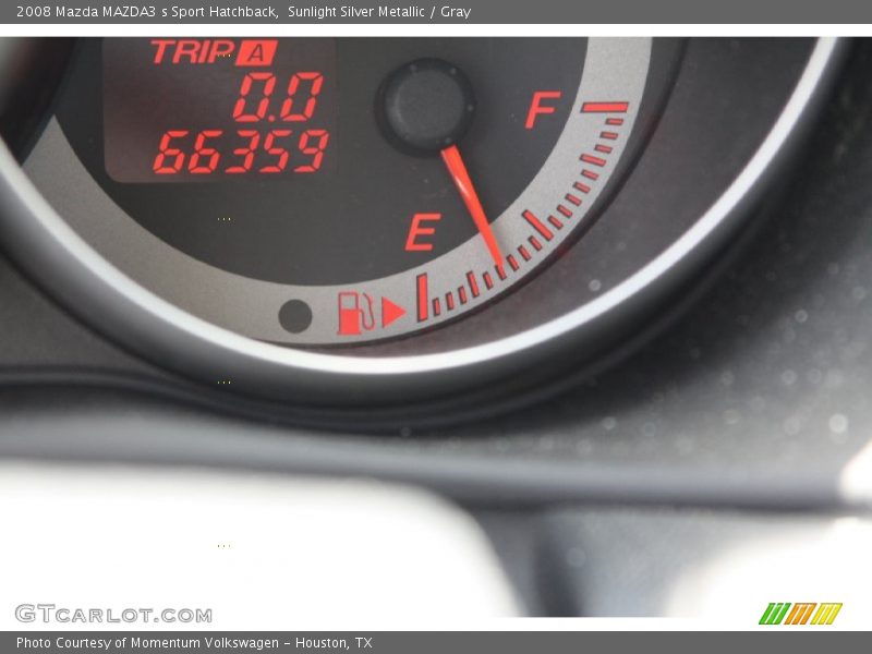 Sunlight Silver Metallic / Gray 2008 Mazda MAZDA3 s Sport Hatchback