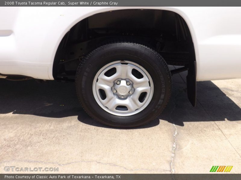 Super White / Graphite Gray 2008 Toyota Tacoma Regular Cab