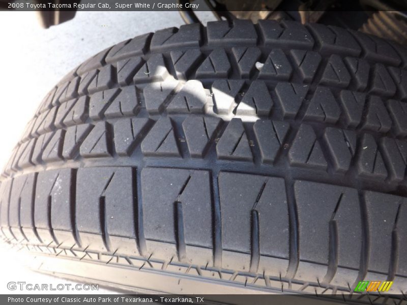 Super White / Graphite Gray 2008 Toyota Tacoma Regular Cab
