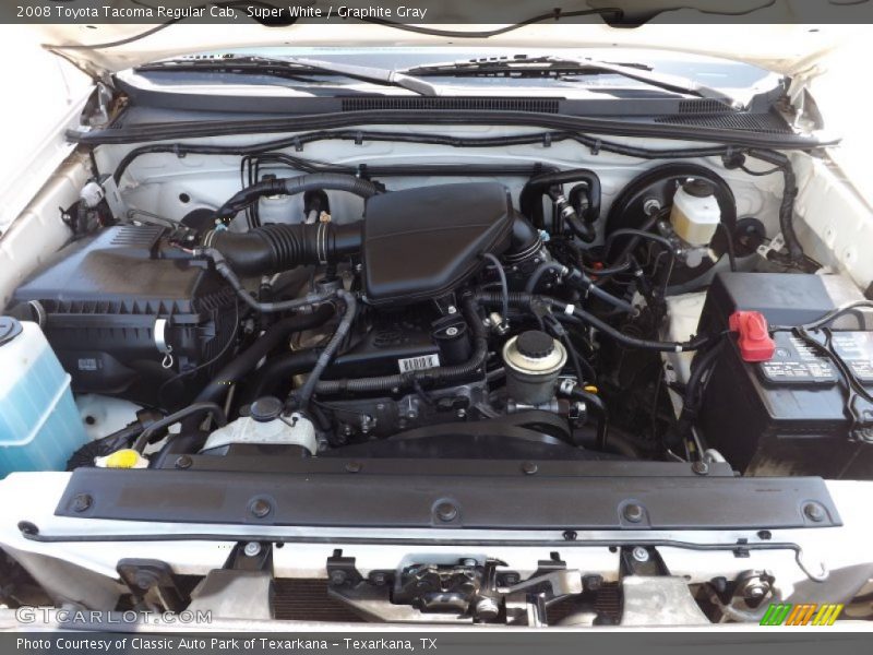 Super White / Graphite Gray 2008 Toyota Tacoma Regular Cab