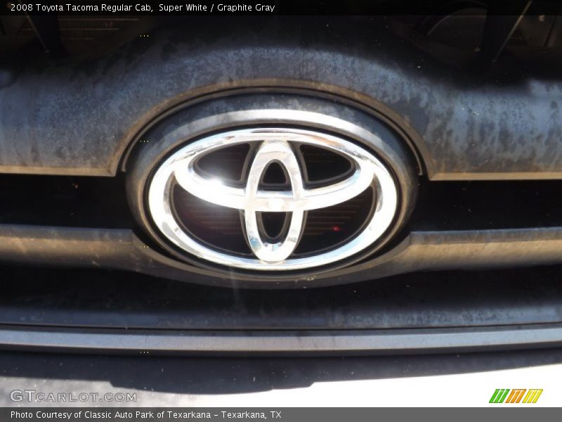 Super White / Graphite Gray 2008 Toyota Tacoma Regular Cab