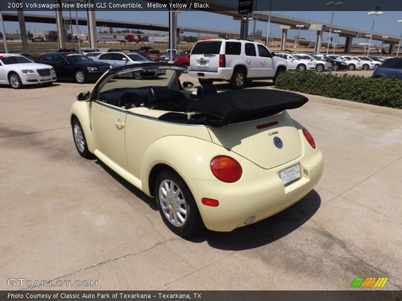Mellow Yellow / Black 2005 Volkswagen New Beetle GLS Convertible