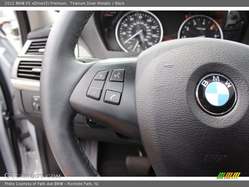 Titanium Silver Metallic / Black 2012 BMW X5 xDrive35i Premium