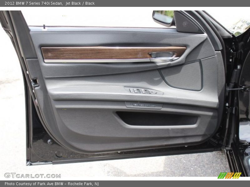 Jet Black / Black 2012 BMW 7 Series 740i Sedan