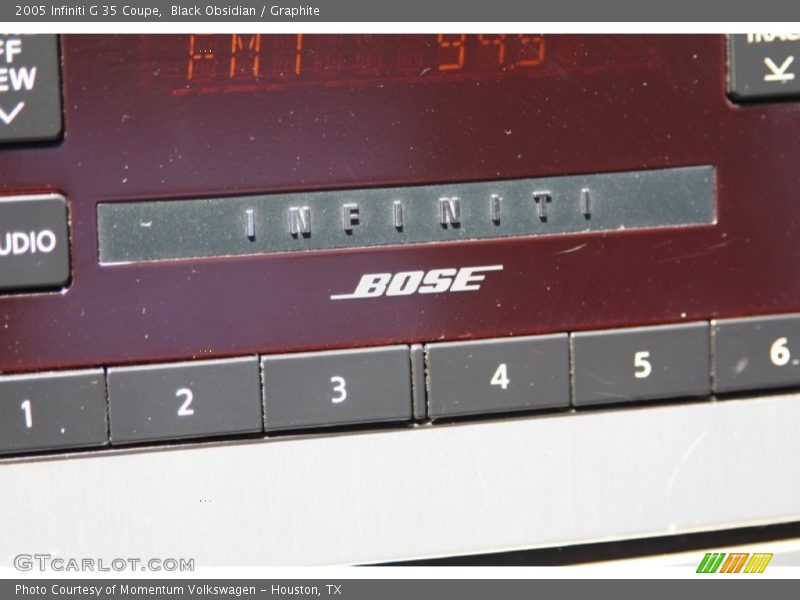 Black Obsidian / Graphite 2005 Infiniti G 35 Coupe
