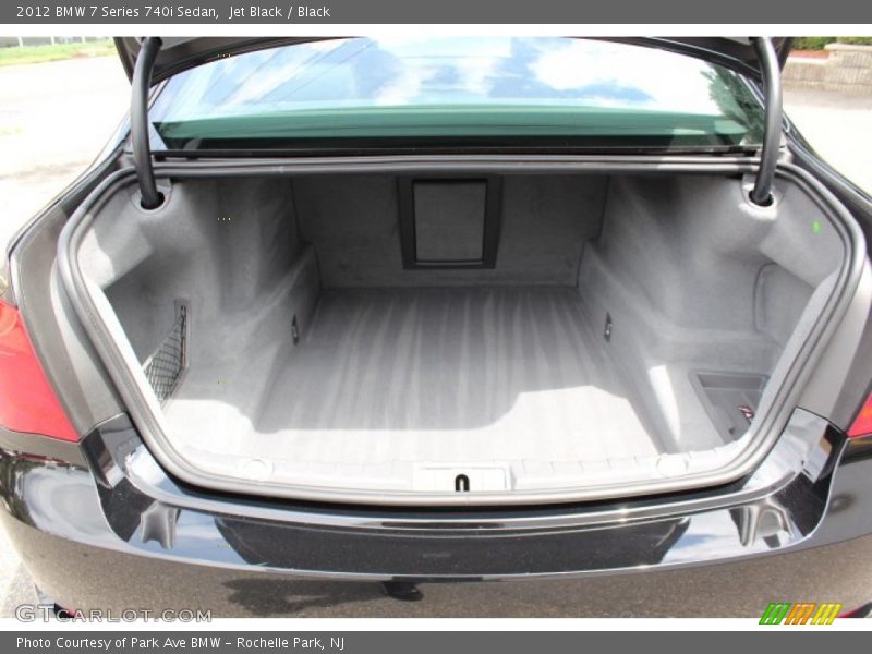 Jet Black / Black 2012 BMW 7 Series 740i Sedan
