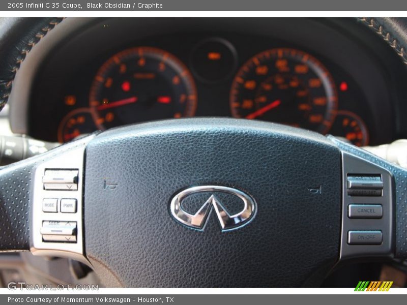 Black Obsidian / Graphite 2005 Infiniti G 35 Coupe