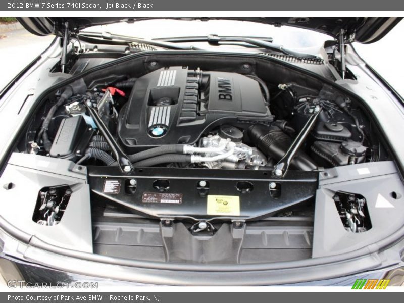 Jet Black / Black 2012 BMW 7 Series 740i Sedan