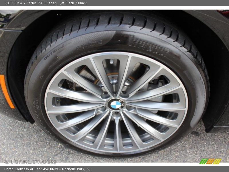 Jet Black / Black 2012 BMW 7 Series 740i Sedan