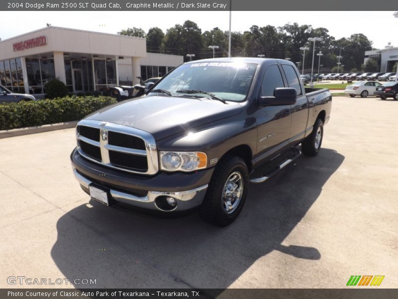 Graphite Metallic / Dark Slate Gray 2004 Dodge Ram 2500 SLT Quad Cab