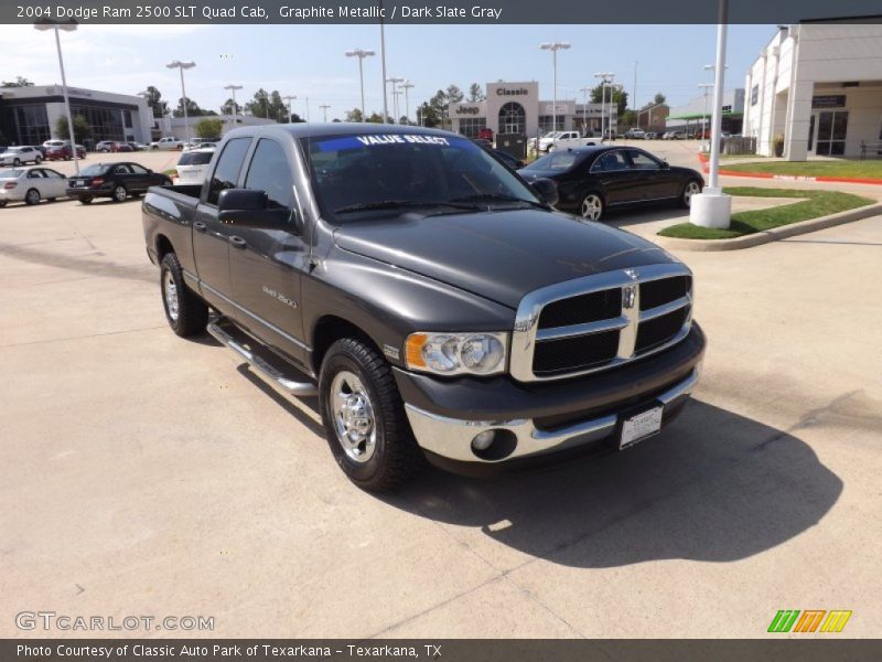 Graphite Metallic / Dark Slate Gray 2004 Dodge Ram 2500 SLT Quad Cab