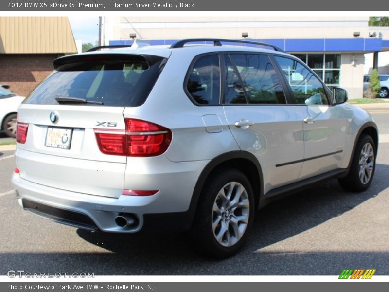 Titanium Silver Metallic / Black 2012 BMW X5 xDrive35i Premium