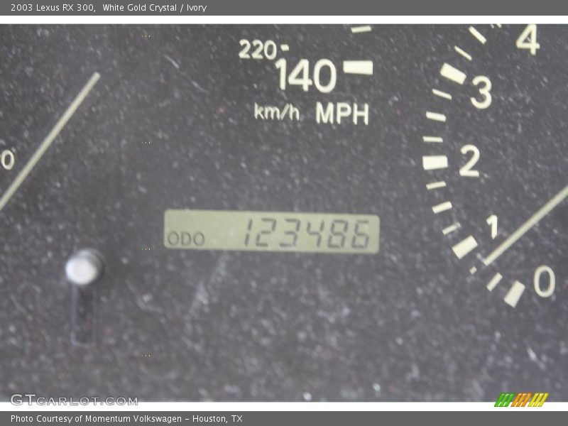 White Gold Crystal / Ivory 2003 Lexus RX 300