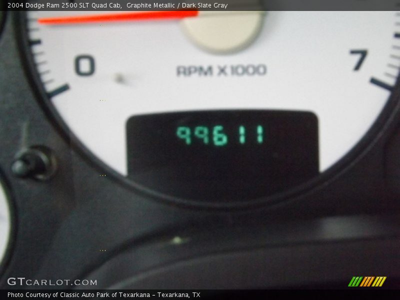 Graphite Metallic / Dark Slate Gray 2004 Dodge Ram 2500 SLT Quad Cab