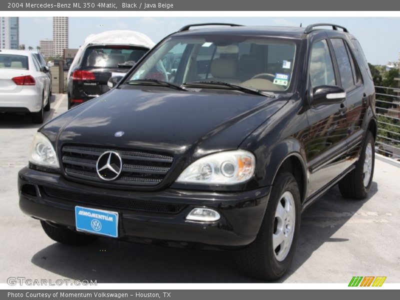 Black / Java Beige 2004 Mercedes-Benz ML 350 4Matic
