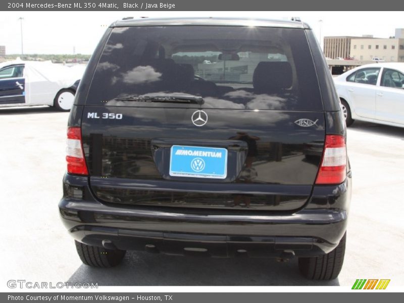 Black / Java Beige 2004 Mercedes-Benz ML 350 4Matic