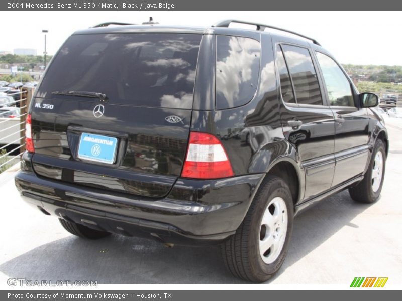 Black / Java Beige 2004 Mercedes-Benz ML 350 4Matic