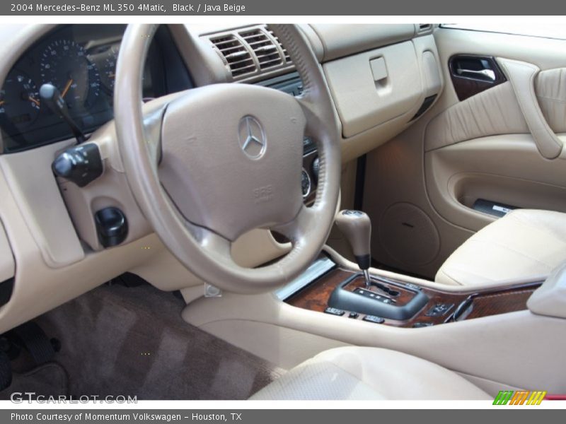 Black / Java Beige 2004 Mercedes-Benz ML 350 4Matic