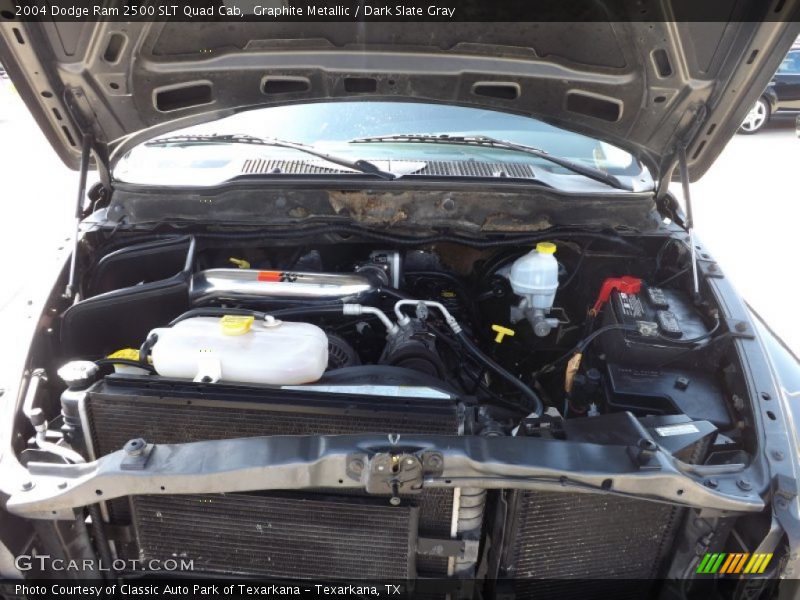 Graphite Metallic / Dark Slate Gray 2004 Dodge Ram 2500 SLT Quad Cab