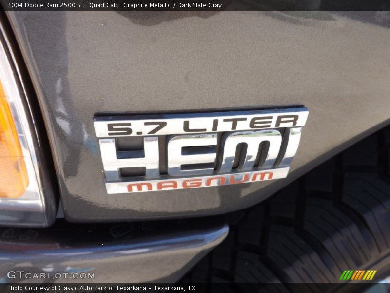 Graphite Metallic / Dark Slate Gray 2004 Dodge Ram 2500 SLT Quad Cab
