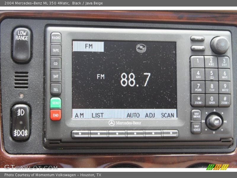 Black / Java Beige 2004 Mercedes-Benz ML 350 4Matic