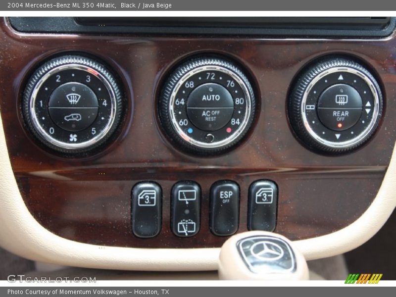 Black / Java Beige 2004 Mercedes-Benz ML 350 4Matic