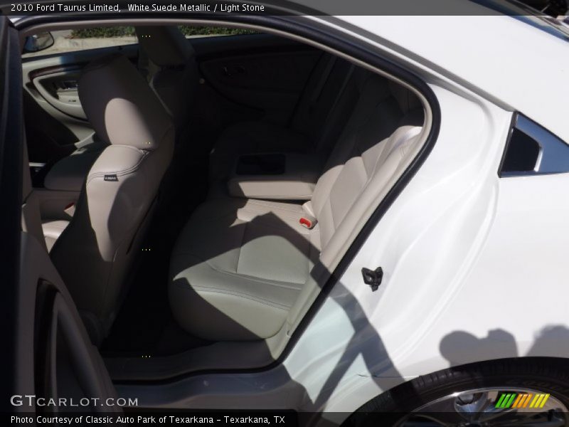 White Suede Metallic / Light Stone 2010 Ford Taurus Limited