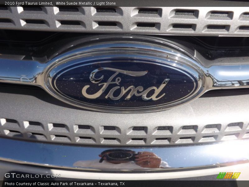 White Suede Metallic / Light Stone 2010 Ford Taurus Limited
