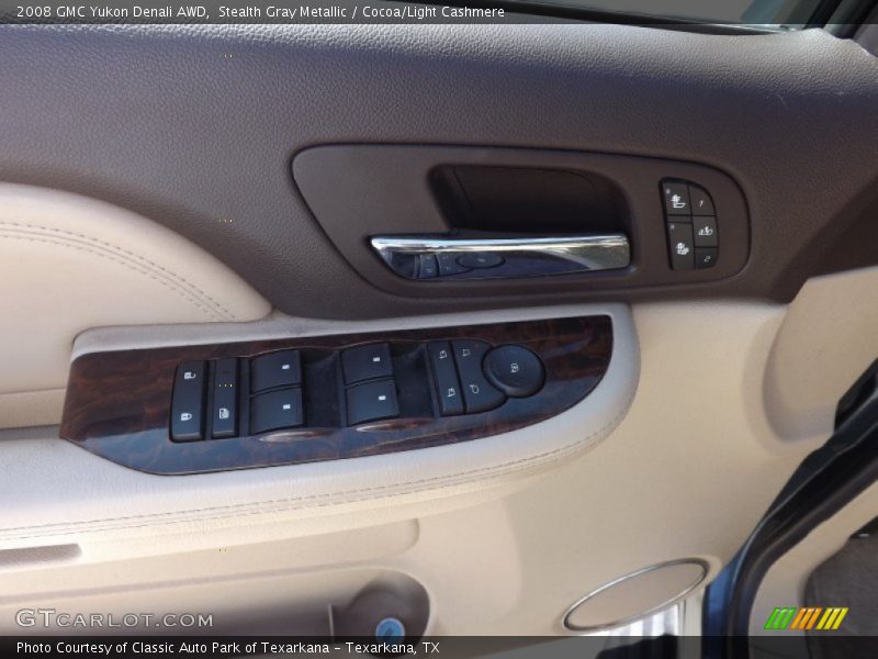 Stealth Gray Metallic / Cocoa/Light Cashmere 2008 GMC Yukon Denali AWD