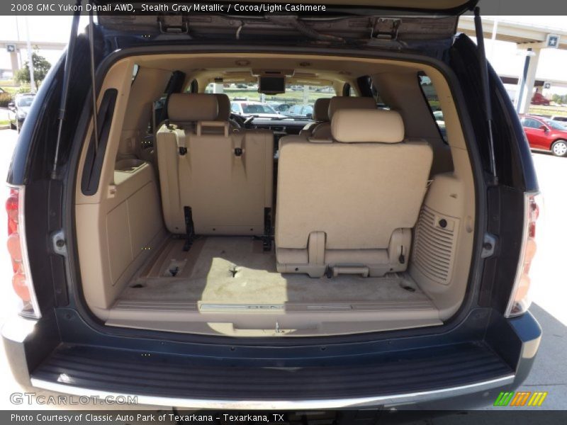 Stealth Gray Metallic / Cocoa/Light Cashmere 2008 GMC Yukon Denali AWD