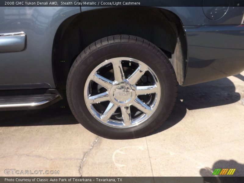 Stealth Gray Metallic / Cocoa/Light Cashmere 2008 GMC Yukon Denali AWD