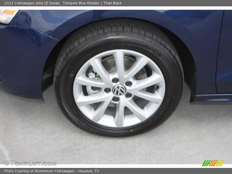 Tempest Blue Metallic / Titan Black 2013 Volkswagen Jetta SE Sedan