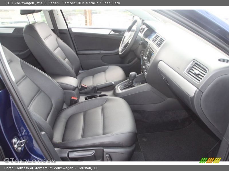 Tempest Blue Metallic / Titan Black 2013 Volkswagen Jetta SE Sedan