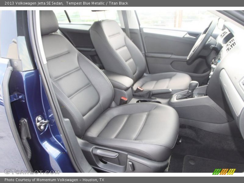 Tempest Blue Metallic / Titan Black 2013 Volkswagen Jetta SE Sedan
