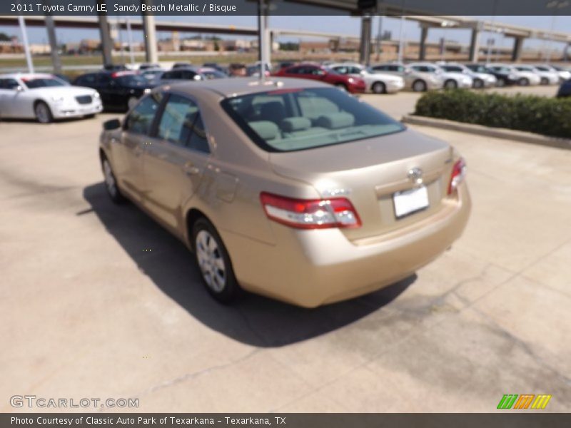 Sandy Beach Metallic / Bisque 2011 Toyota Camry LE