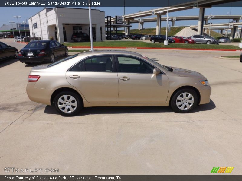 Sandy Beach Metallic / Bisque 2011 Toyota Camry LE