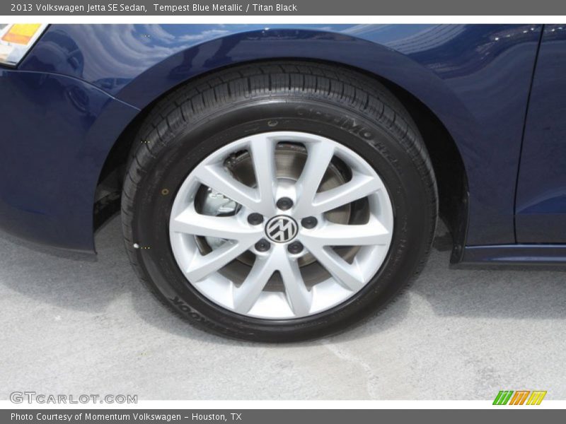 Tempest Blue Metallic / Titan Black 2013 Volkswagen Jetta SE Sedan