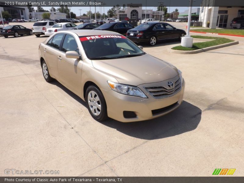Sandy Beach Metallic / Bisque 2011 Toyota Camry LE