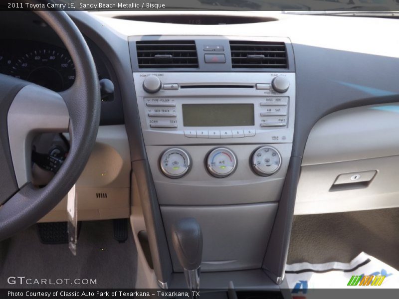 Sandy Beach Metallic / Bisque 2011 Toyota Camry LE