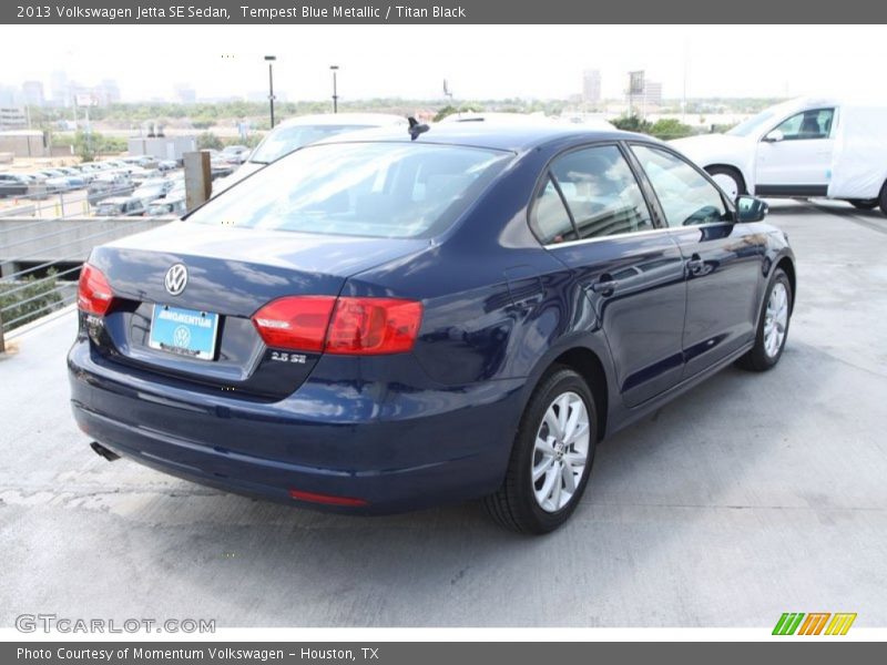 Tempest Blue Metallic / Titan Black 2013 Volkswagen Jetta SE Sedan