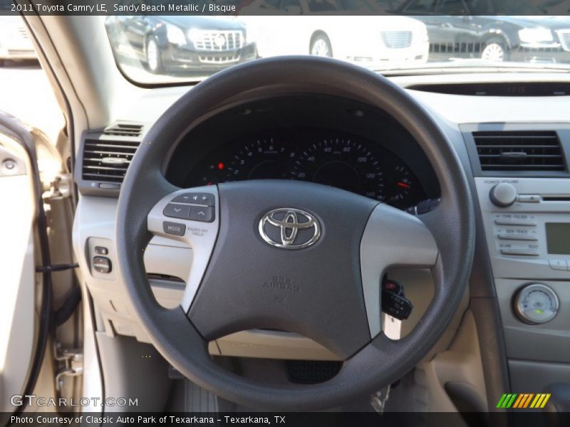 Sandy Beach Metallic / Bisque 2011 Toyota Camry LE