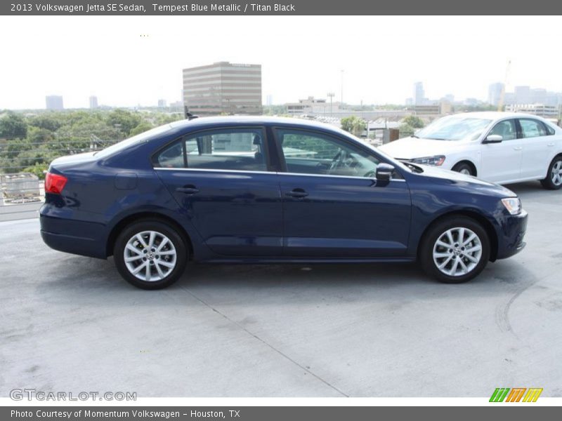 Tempest Blue Metallic / Titan Black 2013 Volkswagen Jetta SE Sedan