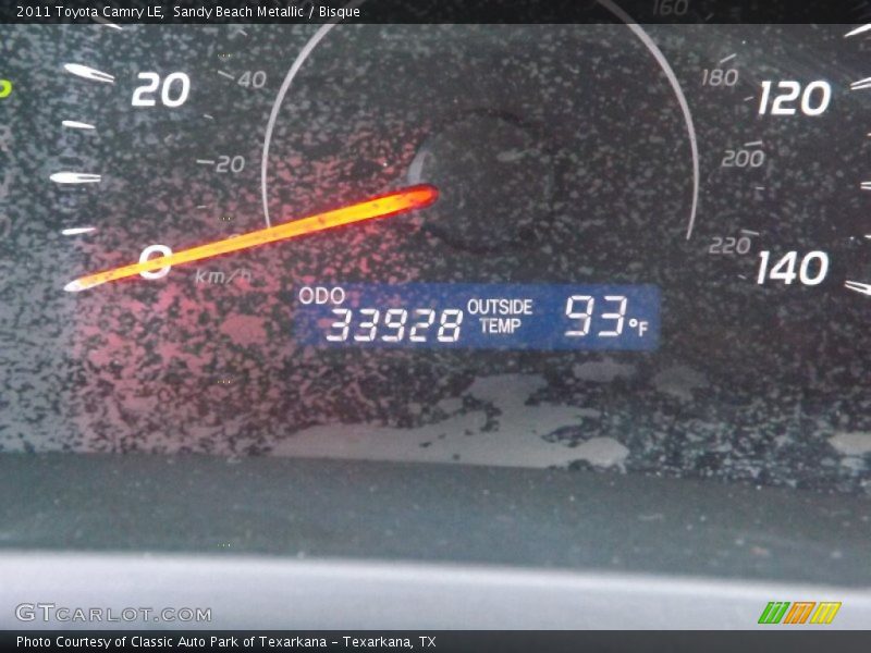 Sandy Beach Metallic / Bisque 2011 Toyota Camry LE