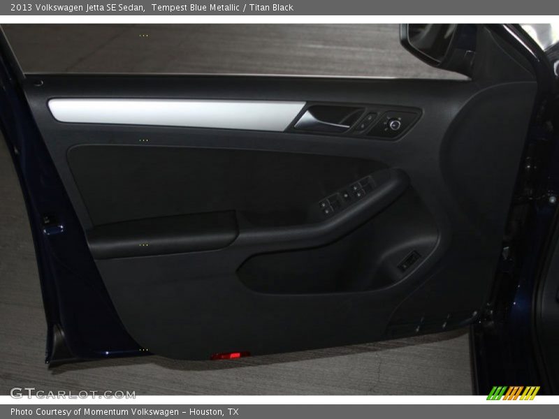 Tempest Blue Metallic / Titan Black 2013 Volkswagen Jetta SE Sedan