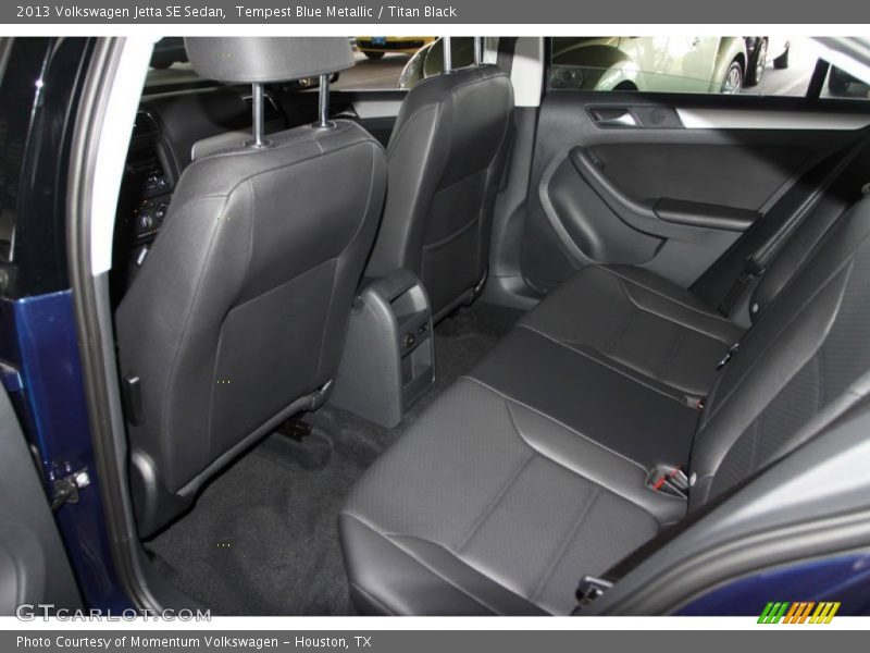 Tempest Blue Metallic / Titan Black 2013 Volkswagen Jetta SE Sedan